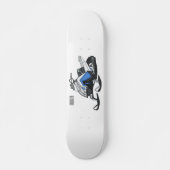 Snowmobile cartoon illustratie persoonlijk skateboard (Voorkant)