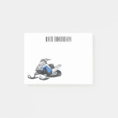 Snowmobile cartoon illustratie post-it® notes (Voorkant)