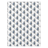 Snowmobile cartoon illustratie tafelkleed (Voorkant)