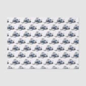 Snowmobile cartoon illustratie tissuepapier (Voorkant)