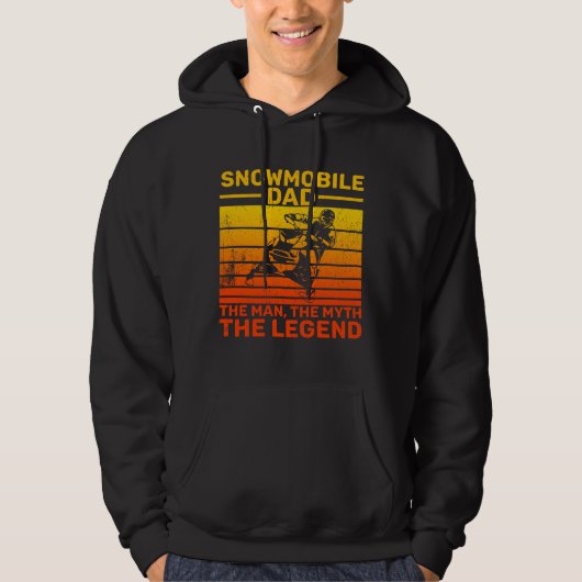 Snowmobile Dad Hoodie (Voorkant)