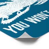 Snowmobile - Don't Follow Me Funny Saying Motor Sl Poster (Hoek)