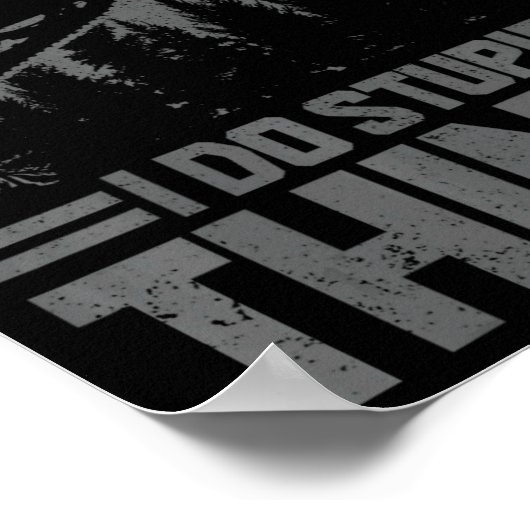 Snowmobile Dont Follow Me Funny Snowmobiling Moto  Poster (Hoek)