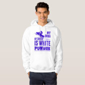 Snowmobile Drug van Choice White Powder Hoodie (Voorkant volledig)
