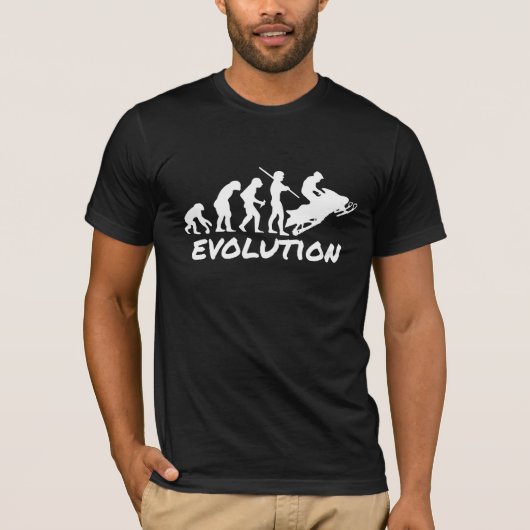 Snowmobile Evolutie T-shirt (Voorkant)