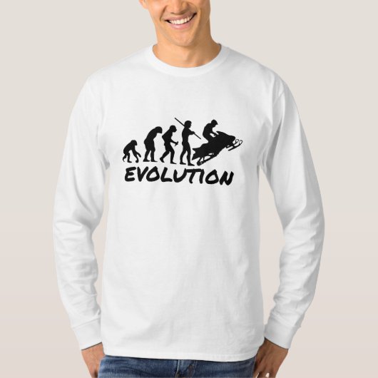 Snowmobile Evolutie T-shirt (Voorkant)