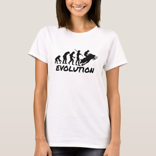 Snowmobile Evolutie T-shirt (Voorkant)