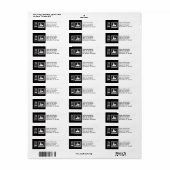 Snowmobile Fanatic - Eat, slaap, sneeuwscooter! Etiket (Full Sheet)