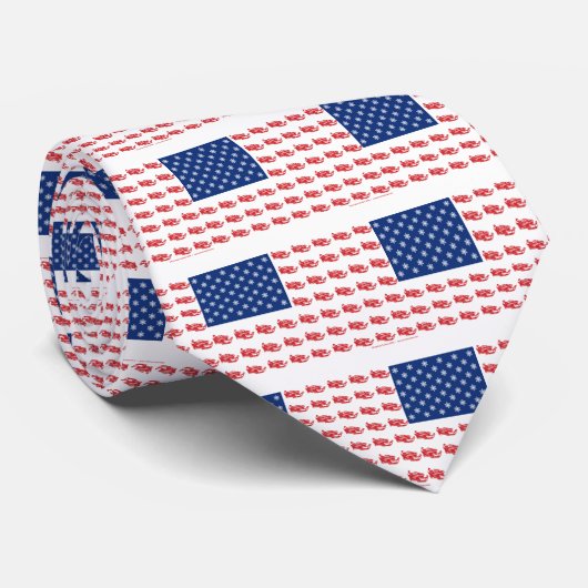 Snowmobile Flag Stropdas (Opgerold)