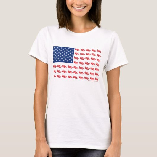 Snowmobile Flag T-shirt (Voorkant)