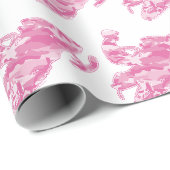Snowmobile in roze Camouflage Cadeaupapier (Rol Hoek)