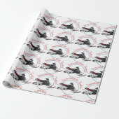 Snowmobile Junkie Cadeaupapier (Uitgerold)