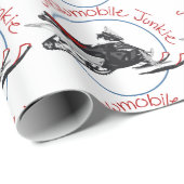 Snowmobile Junkie Cadeaupapier (Rol Hoek)