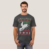 Snowmobile kersttrui Fun Santa Xmas - cadeau T-shirt (Voorkant volledig)