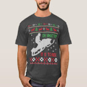 Snowmobile kersttrui Fun Santa Xmas - cadeau T-shirt (Voorkant)