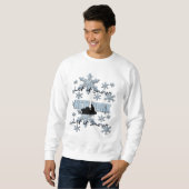 Snowmobile laat het Snow New York Trui (Voorkant volledig)