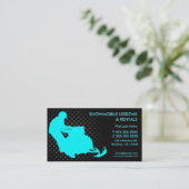 Snowmobile-lessen huren aangepaste visitekaartjes (Staand voorkant)