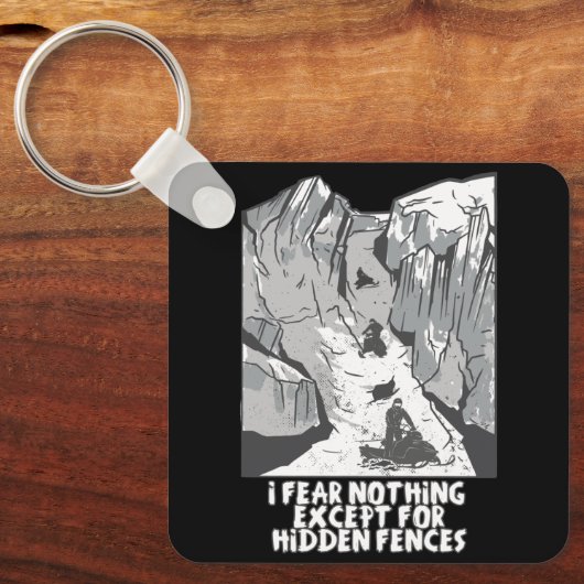 Snowmobile Lover Quote Sleutelhanger (Voorkant)