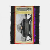  Snowmobile Lovers 1972 Arctic Cat Blanket Fleece Deken (Voorkant)