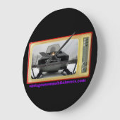 Snowmobile Lovers 1972 Arctic Cat Clock Grote Klok (Hoek)