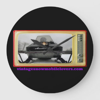  Snowmobile Lovers 1972 Arctic Cat Clock Grote Klok