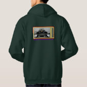 Snowmobile Lovers 1972 Arctic Cat Hoodie (Achterkant)