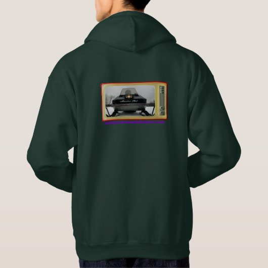  Snowmobile Lovers 1972 Arctic Cat Hoodie (Achterkant)