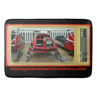  Snowmobile Lovers RUPP Bath Mat