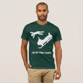 Snowmobile Mijn eigen stunts T-shirt (Voorkant volledig)