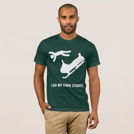 Snowmobile Mijn eigen stunts T-shirt (Voorkant volledig)