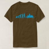 Snowmobile Motorcycle Evolution T-shirt (Design voorkant)