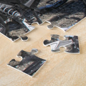 Snowmobile Quebec Canada. Legpuzzel (Zijkant)