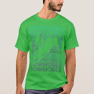 Snowmobile Retro 845 T-shirt