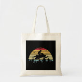 Snowmobile Retro Snowmobile Mountain Snowmobiing Tote Bag (Voorkant)