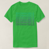 Snowmobile Retro T-shirt (Design voorkant)
