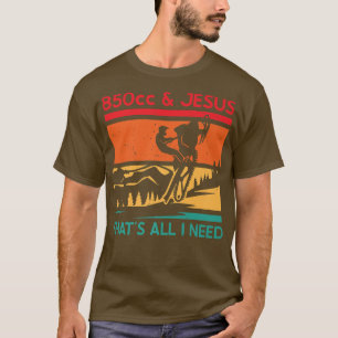Snowmobile Riding 850CC & Jesus Dat is alles wat i T-shirt