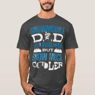 Snowmobile Riding Snowmobiing Sneeuwveel Koeler Fa T-shirt