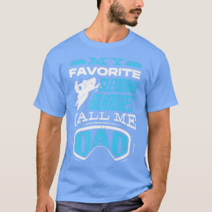 Snowmobile Riding Snowmobiing Snowmobier Fathers T-shirt