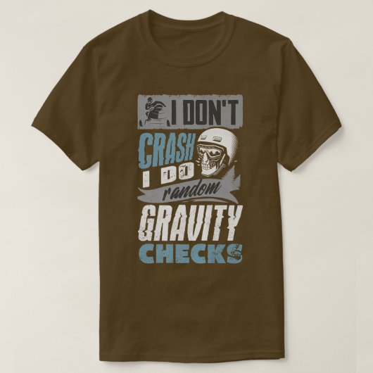 Snowmobile Riding Snowmobil I do Random Grativity T-shirt (Design voorkant)