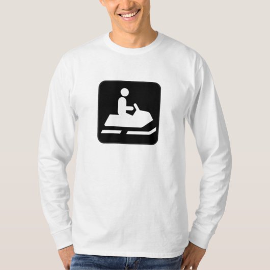 Snowmobile Sign T-shirt (Voorkant)
