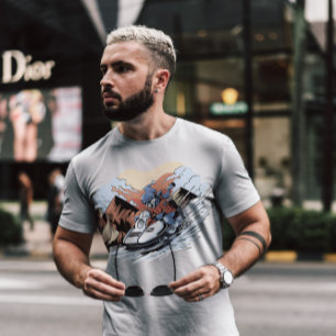 Snowmobile Skeleton T-shirt