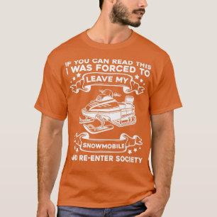 Snowmobile Sledding Winter Sneeuwmachine Snowmobil T-shirt
