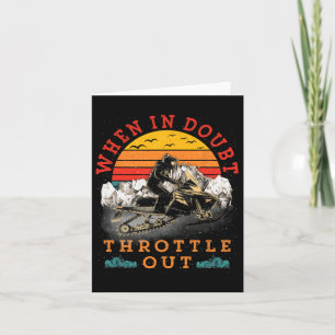 Snowmobile sloeg in twijfel over de winter kaart