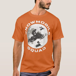 Snowmobile Squad Mountain Etreme Sport Herfst Mann T-shirt