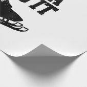 Snowmobile stuurt het gewoon door grappige motorge cadeaupapier (Hoek)