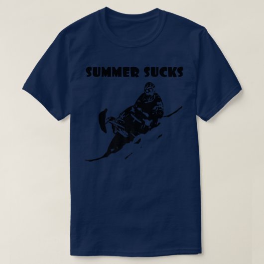 Snowmobile Summer Sucks BRAAP T-shirt (Design voorkant)