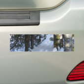 Snowmobile Trail-Birthday Bumpersticker (Op auto)