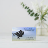 Snowmobile Visitekaartje (Staand voorkant)