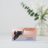 Snowmobile Visitekaartje (Staand voorkant)