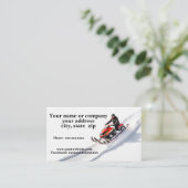 Snowmobile Visitekaartje (Staand voorkant)